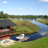 Denna kanal muddrades genom att flytta repet som håller flotten stegvis längs kanalen.