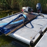 Muddringspump med 6,5 hp hydraulaggregat